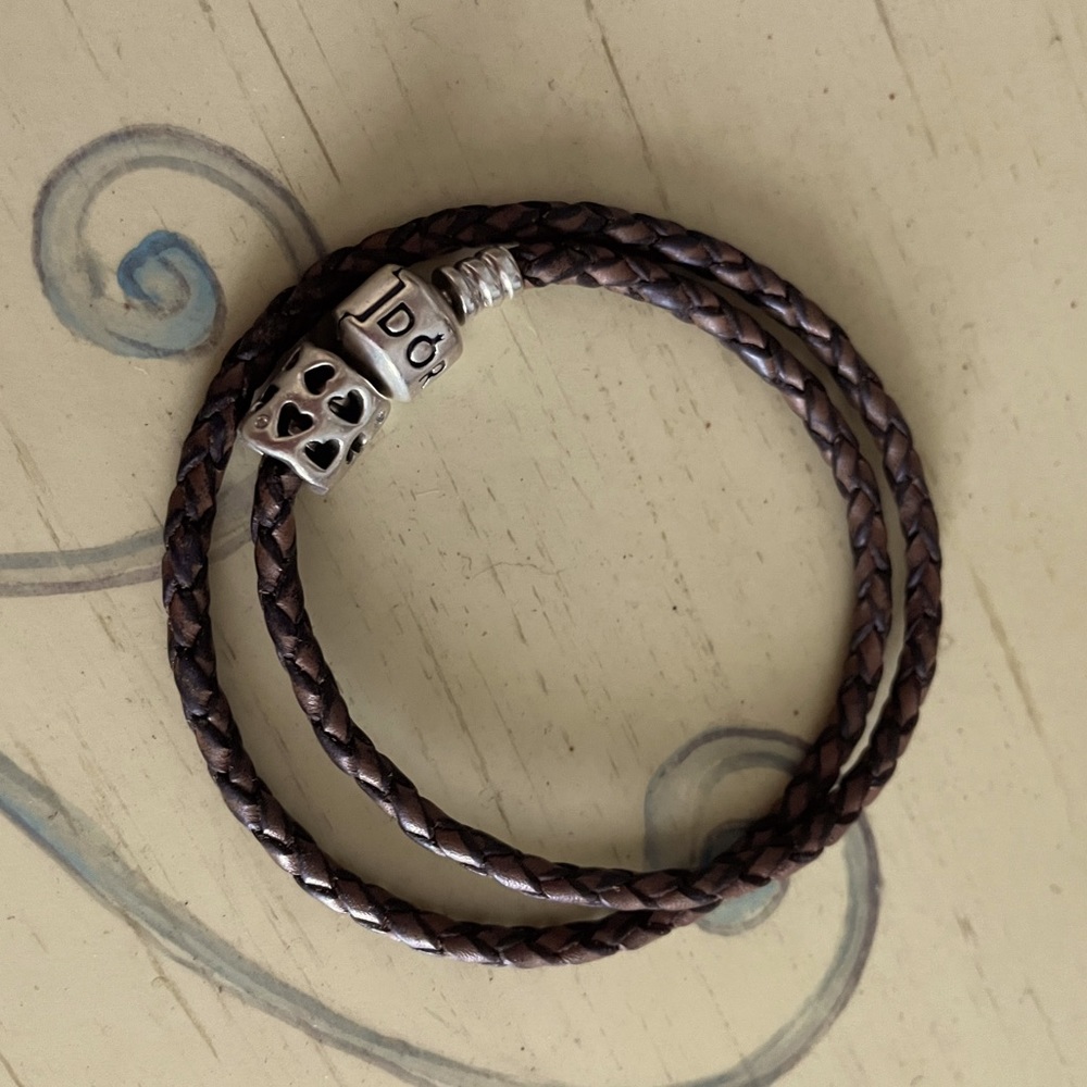 Pandora Brown Leather Bracelet
